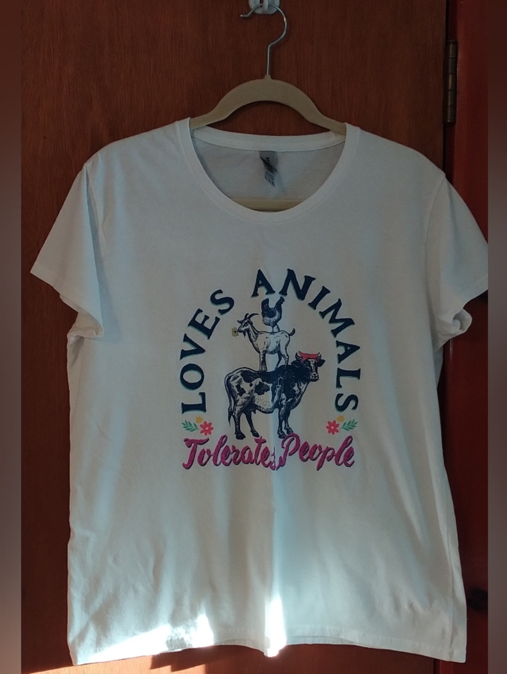 Loves Animals White T-Shirt